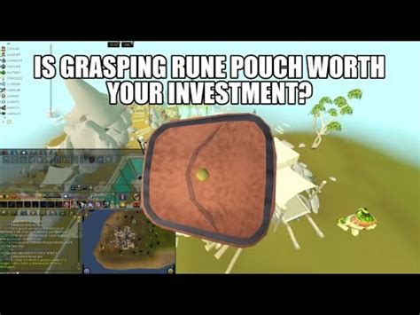 Rune pouch setup. Using the small rune pouch is generally not recommended as it is untradeable and the magical threads are relatively rare. Consequently, creating it permanently spends resources that could instead be used for a large or grasping rune pouch at the benefit of just one inventory space.. For comparison, the small …